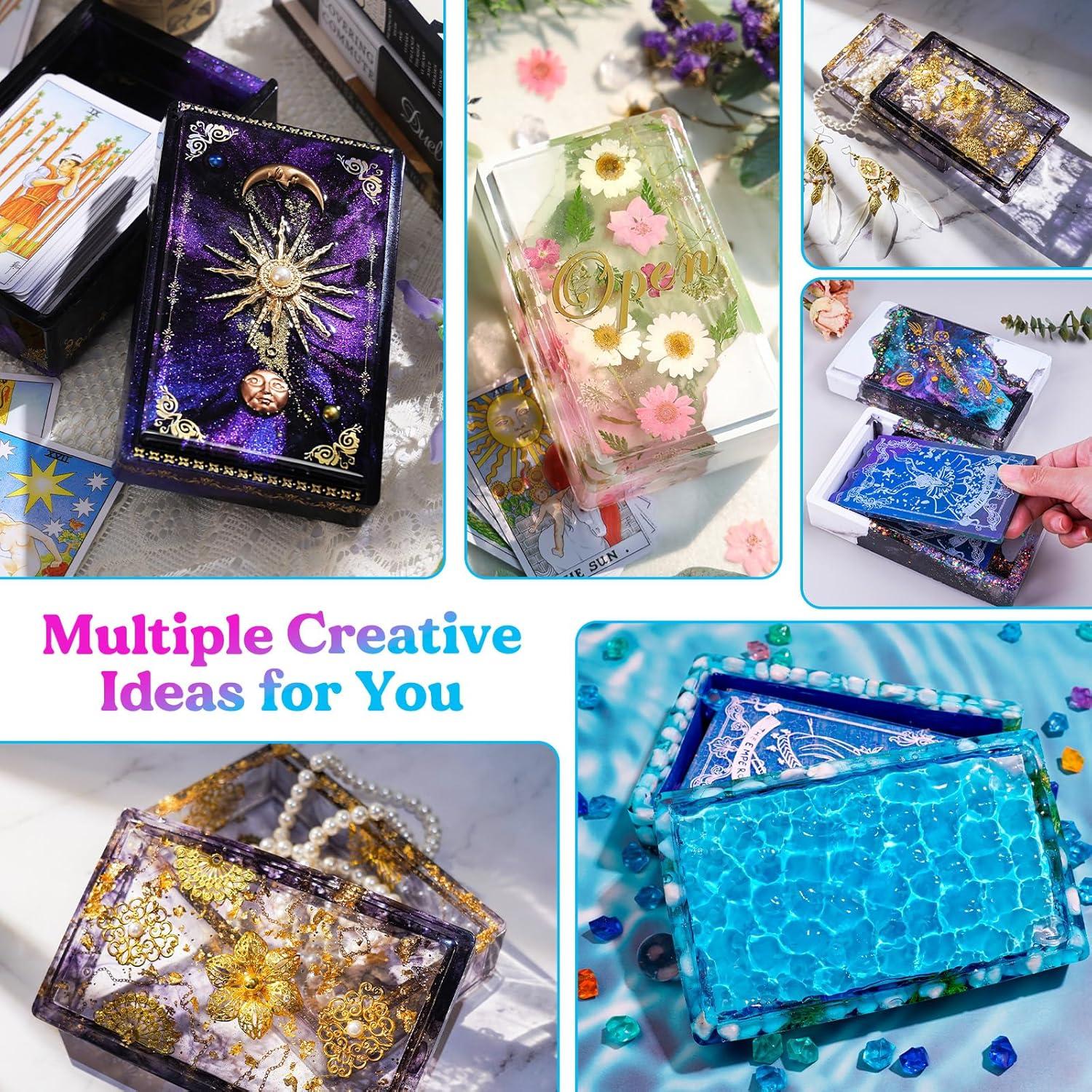 Caja de Almacenamiento de Silicona LET'S RESIN 19.1x11.4x7.6cm