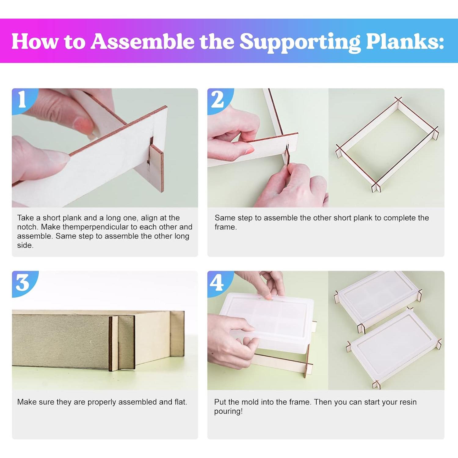 Caja de Almacenamiento de Silicona LET'S RESIN 19.1x11.4x7.6cm