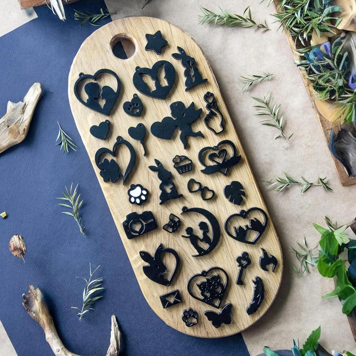 Moldes de Silicona KOTEDUA para Llaveros y Joyería - 43 Piezas