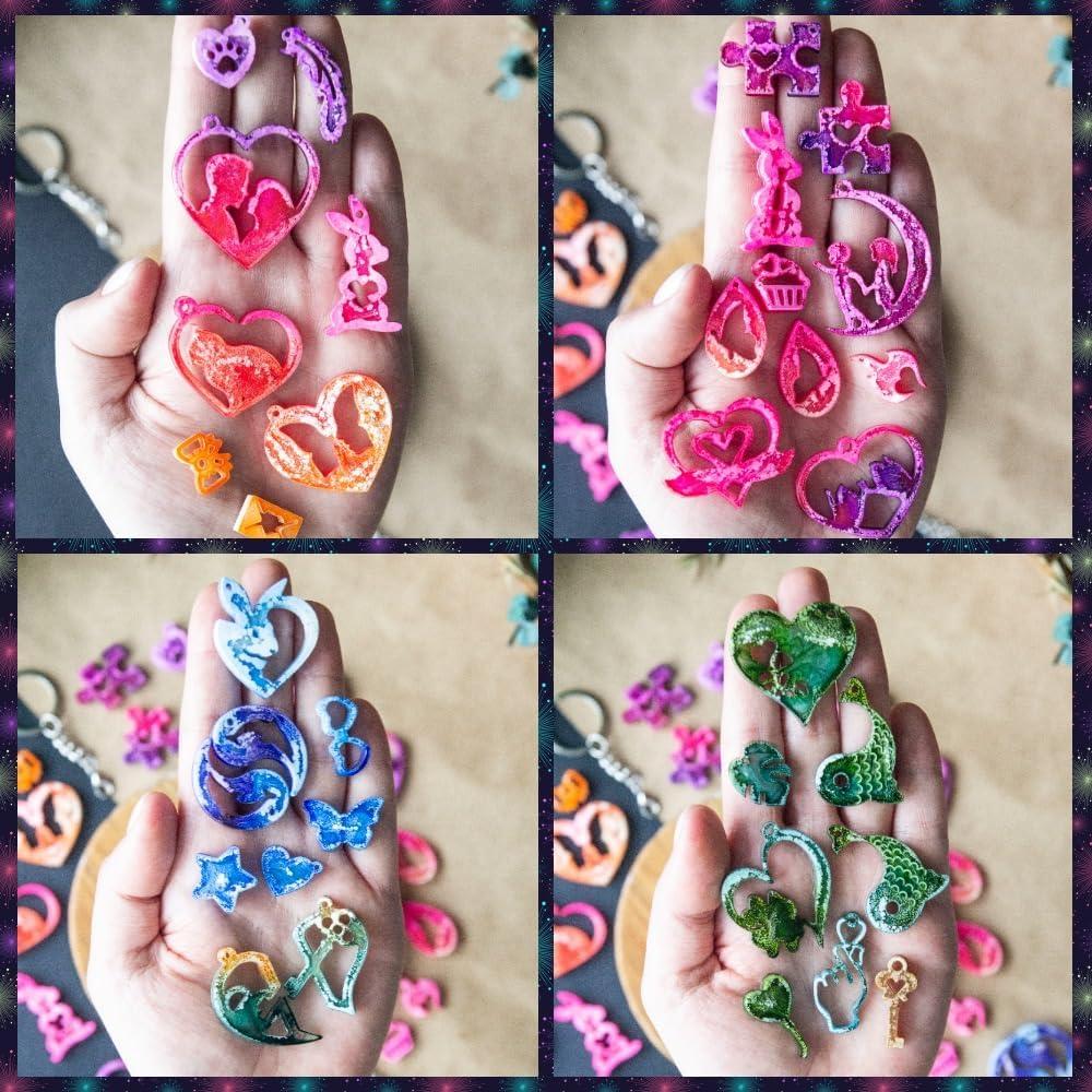 Moldes de Silicona KOTEDUA para Llaveros y Joyería - 43 Piezas