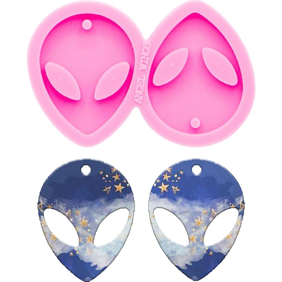 Molde de Silicona para Joyería Alas de Ángel - Taza Rosa