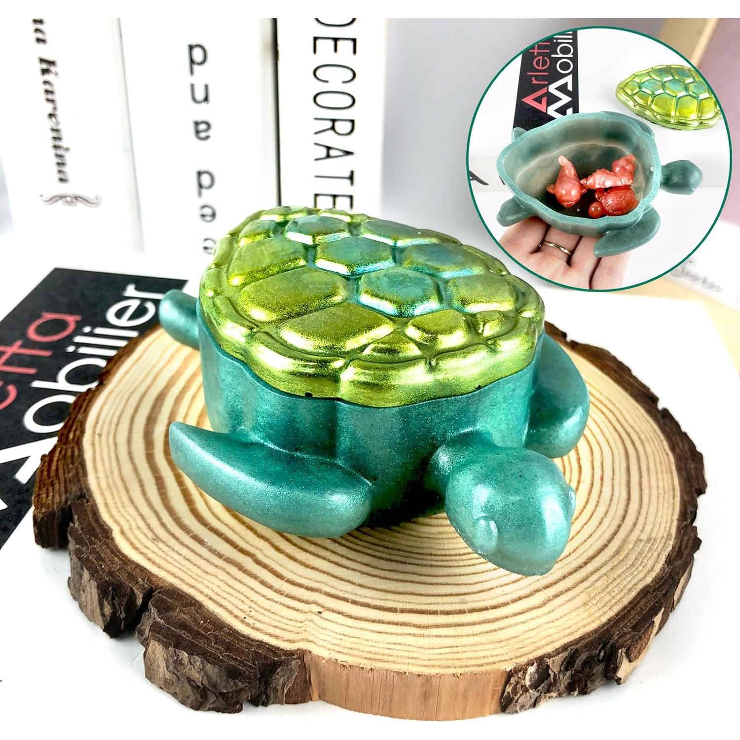 Molde de Resina Silicona Tortuga Marina Wehous 10.9x8.9 cm