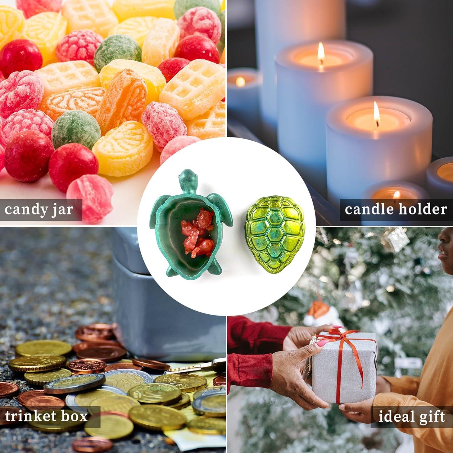 Molde de Resina Silicona Tortuga Marina Wehous 10.9x8.9 cm