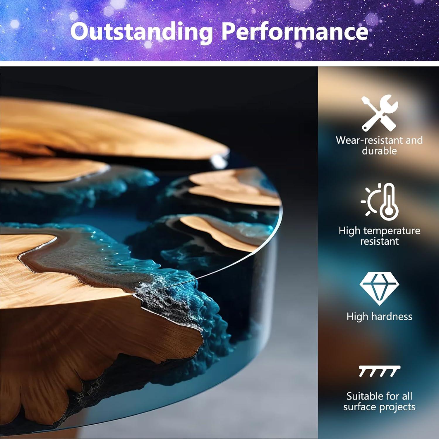 Resina Epóxica KISREL 64 Onzas - Kit Cristalino Sin Burbujas