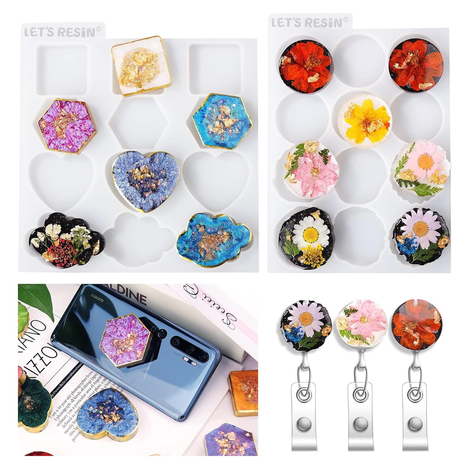 Molde de Resina LET'S RESIN 2 Piezas 24 Cavidades DIY