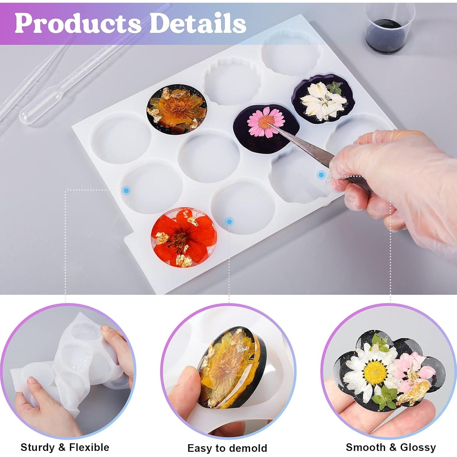 Molde de Resina LET'S RESIN 2 Piezas 24 Cavidades DIY