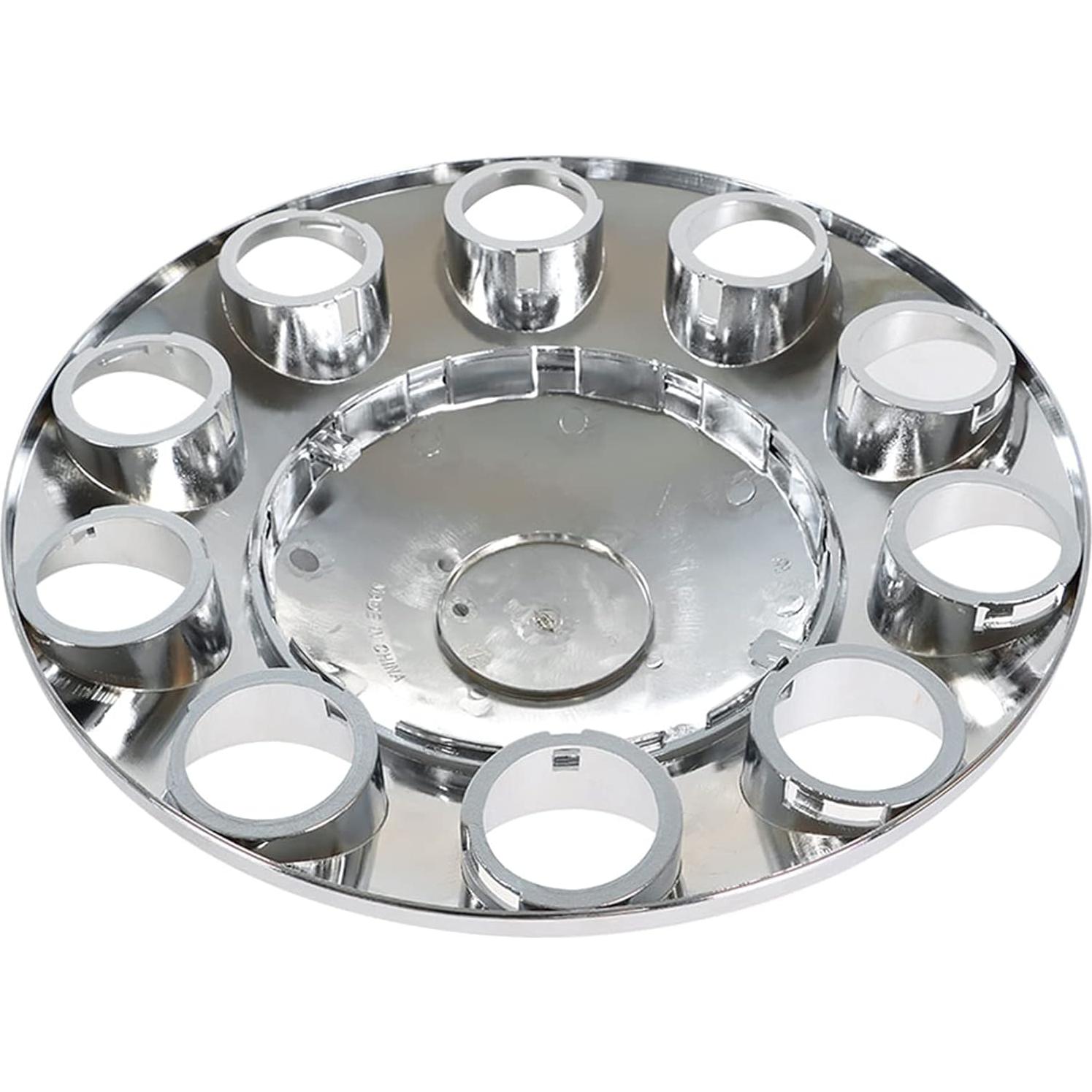 2 Cubiertas de Eje Frontal Cromadas Waltyotur 33mm para Camiones