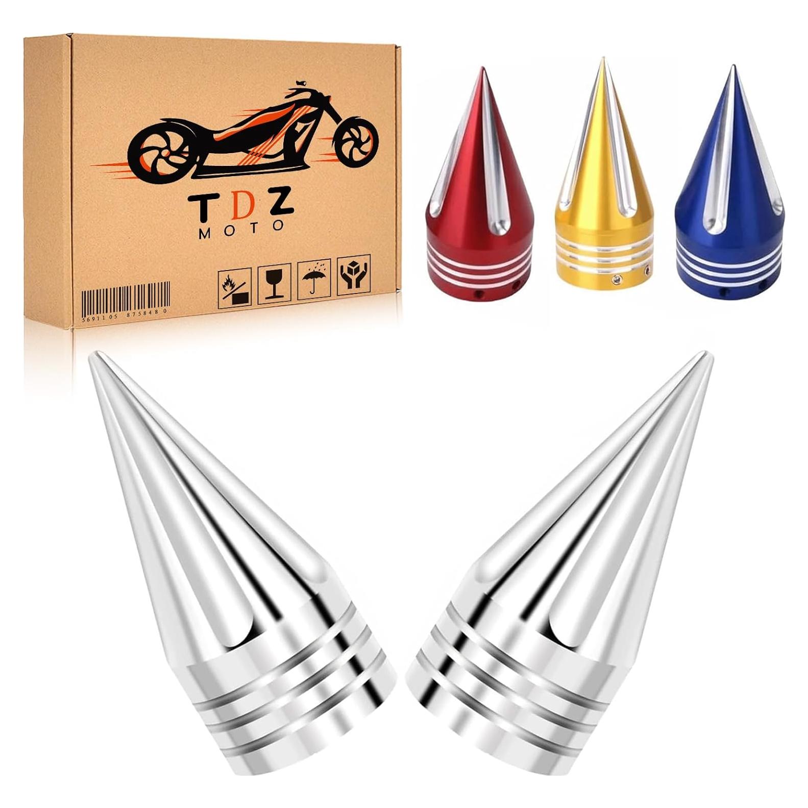 Cubiertas de tuerca de eje delantero TDZ Cromo 9.14 cm Harley