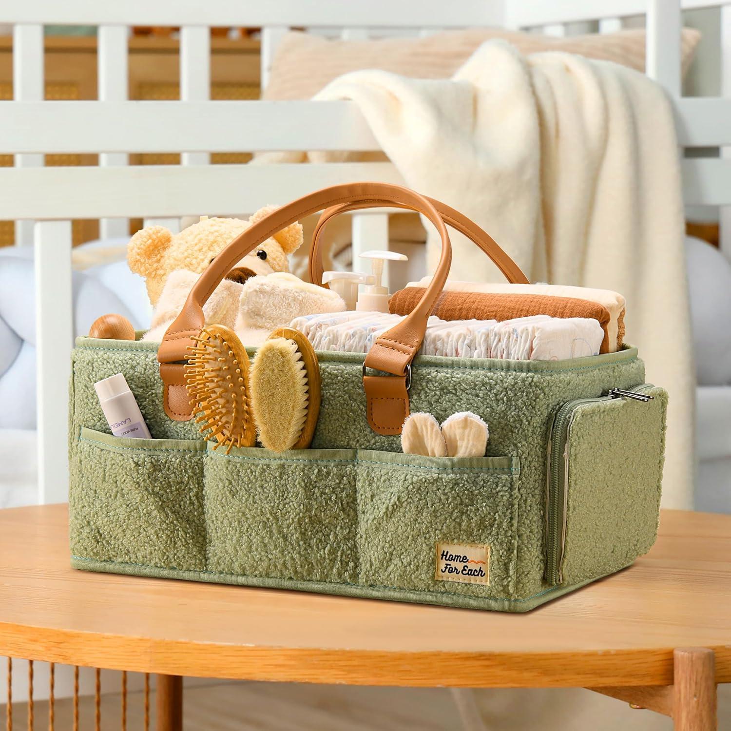 Organizador de Pañales HOGAR PARA CADA UNO Verde 25.4x38.1x17.8 cm