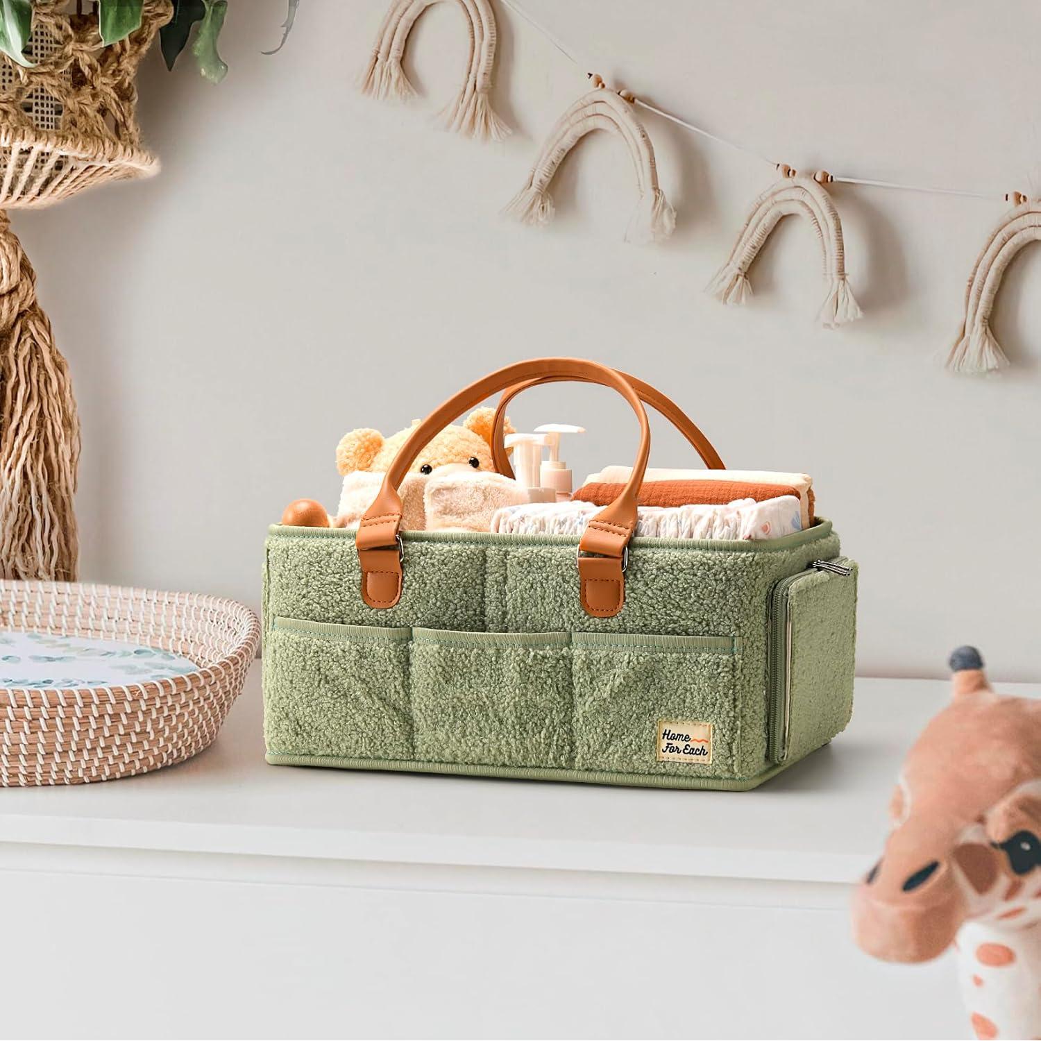 Organizador de Pañales HOGAR PARA CADA UNO Verde 25.4x38.1x17.8 cm