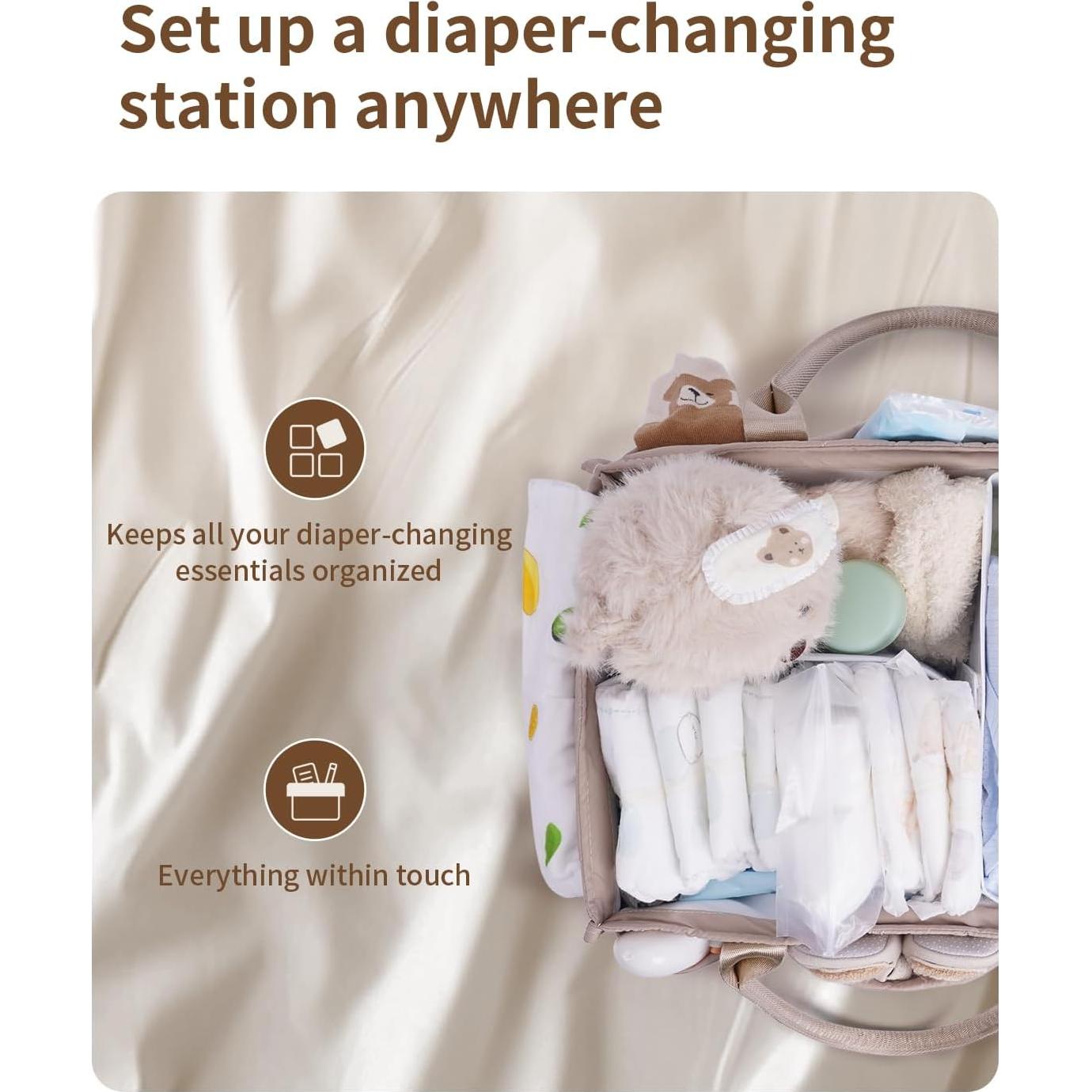 Organizador de Pañales CEI-CEI Grande Caqui Plegable