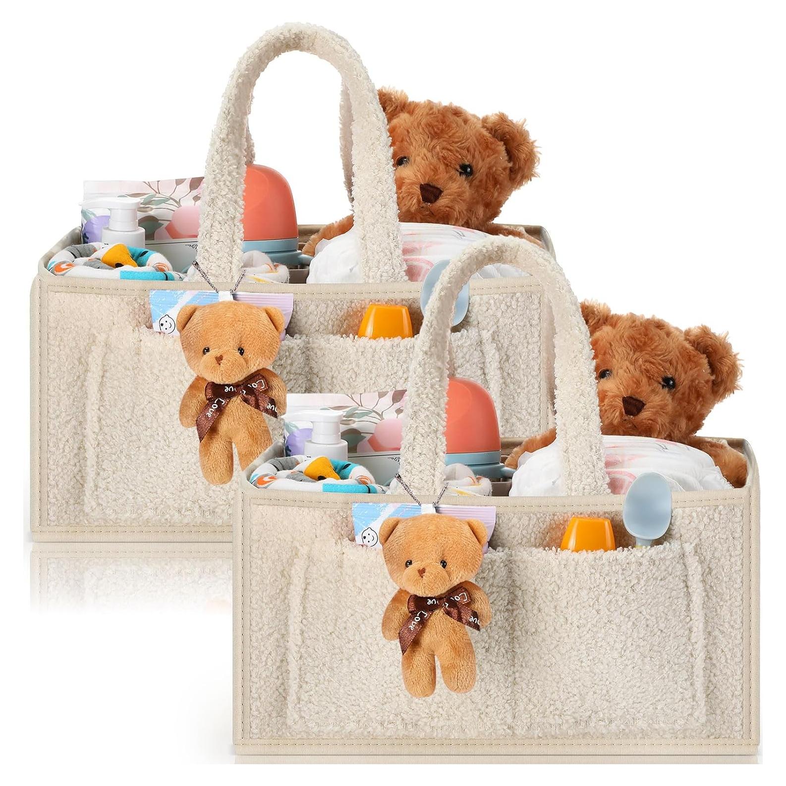 Organizador de Pañales para Bebés YIT-Teenyyou 2 Pcs Beige
