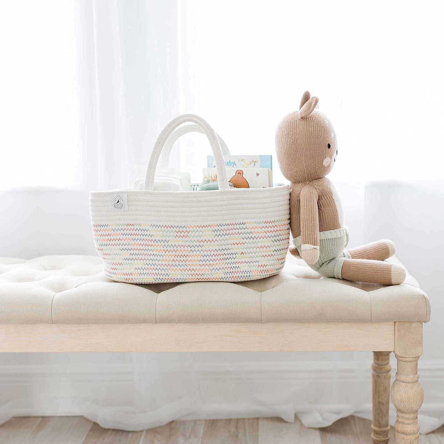 Organizador de Pañales OrganiHaus Arcoíris Portátil 38x25cm