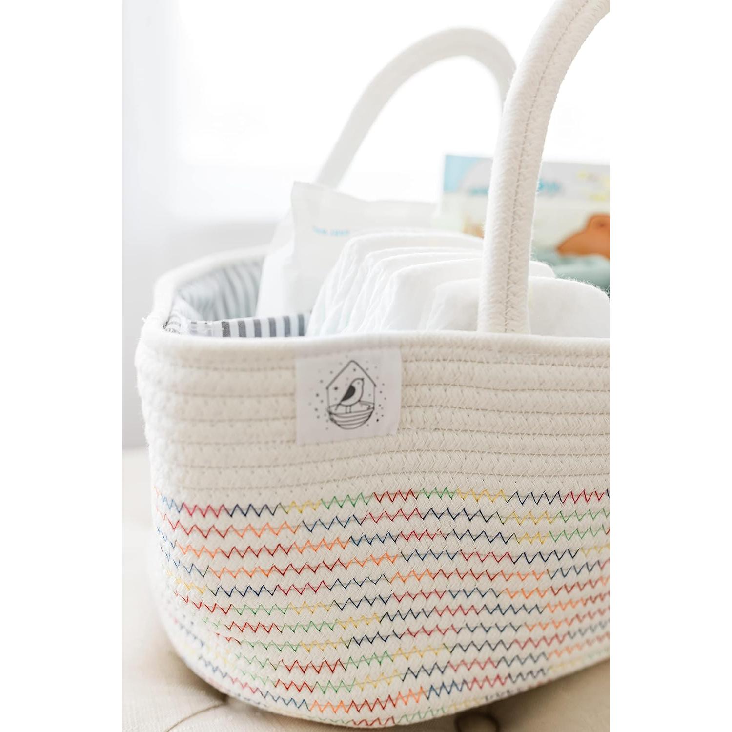 Organizador de Pañales OrganiHaus Arcoíris Portátil 38x25cm