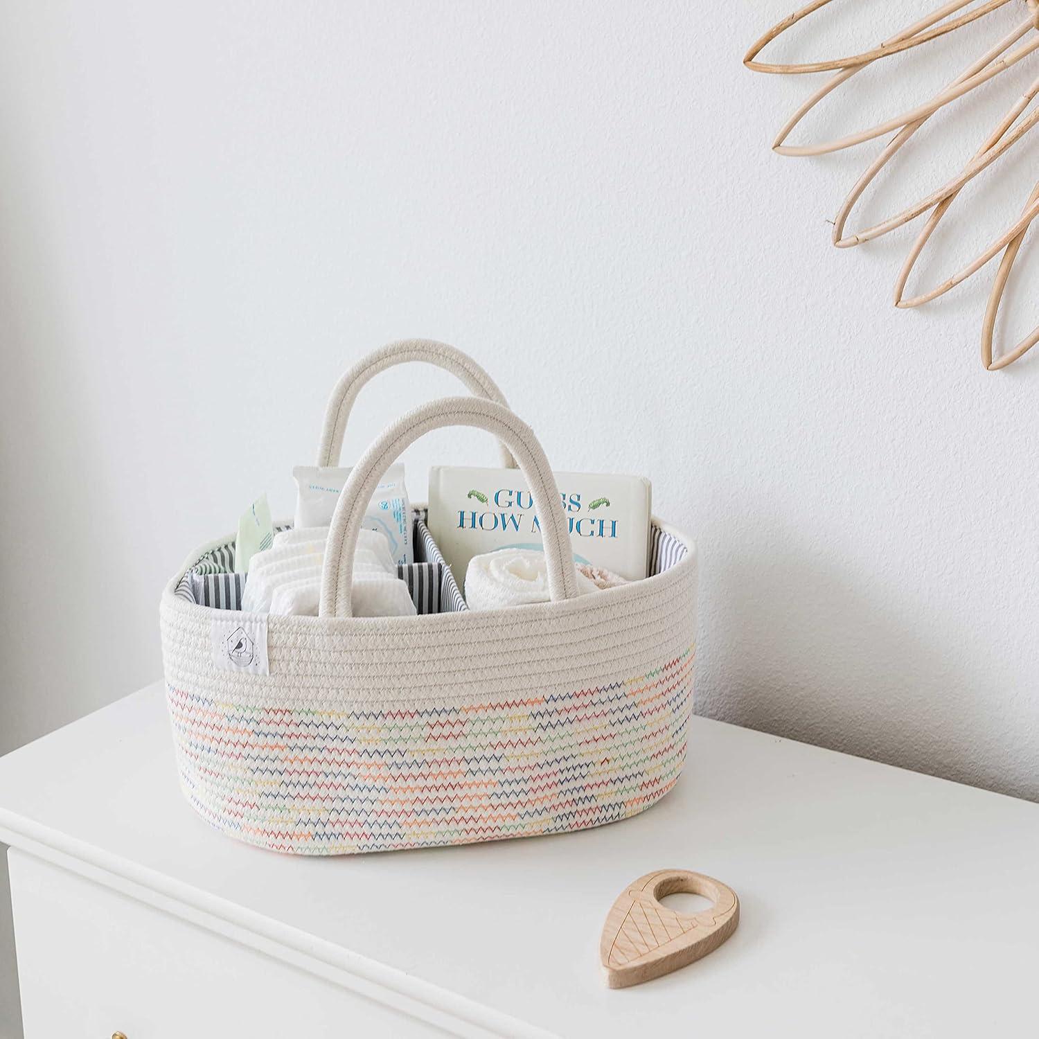 Organizador de Pañales OrganiHaus Arcoíris Portátil 38x25cm