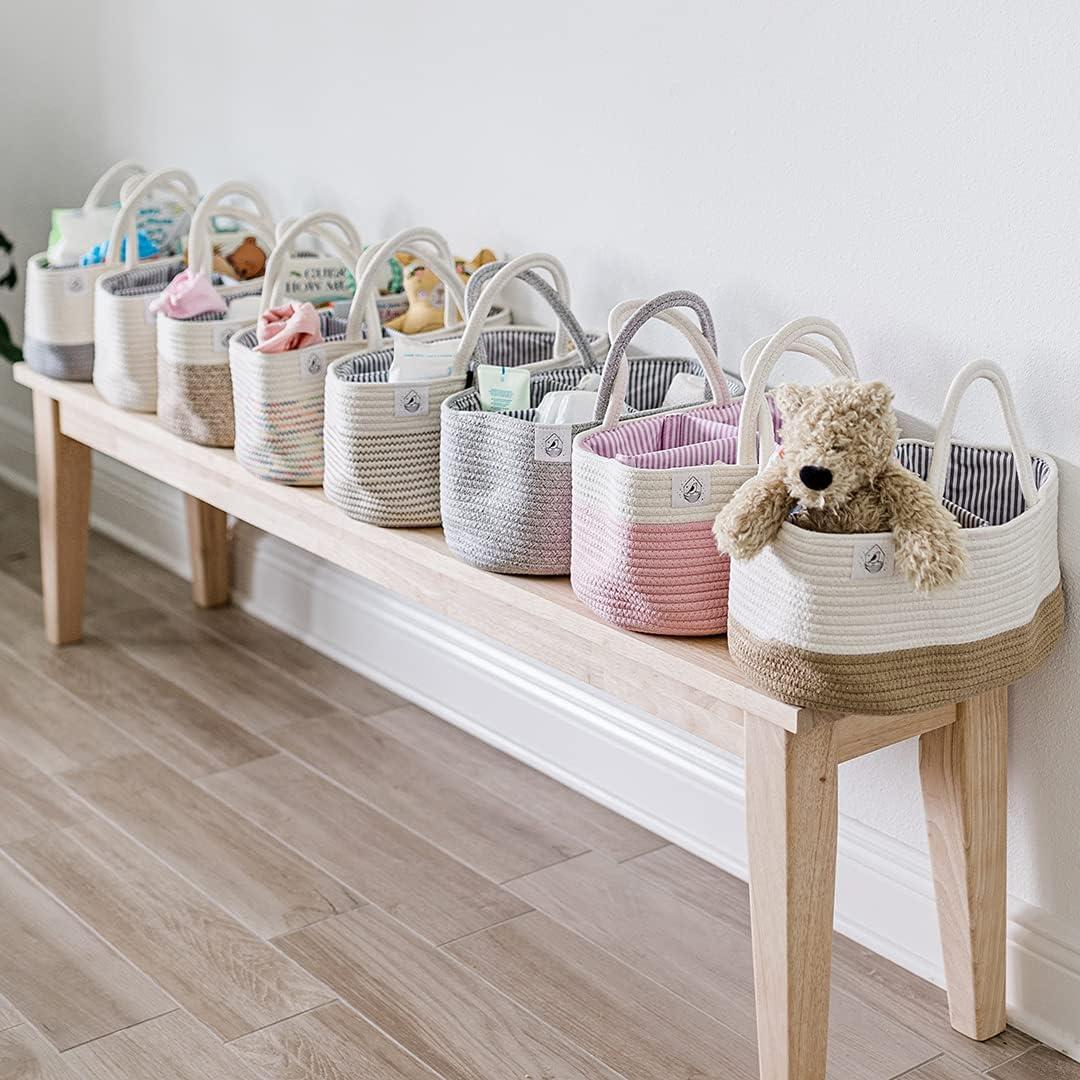 Organizador de Pañales OrganiHaus Arcoíris Portátil 38x25cm