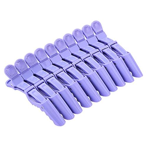 Pinzas de Pelo Cocodrilo SINNKY Color Caramelo 10 Piezas 15 cm