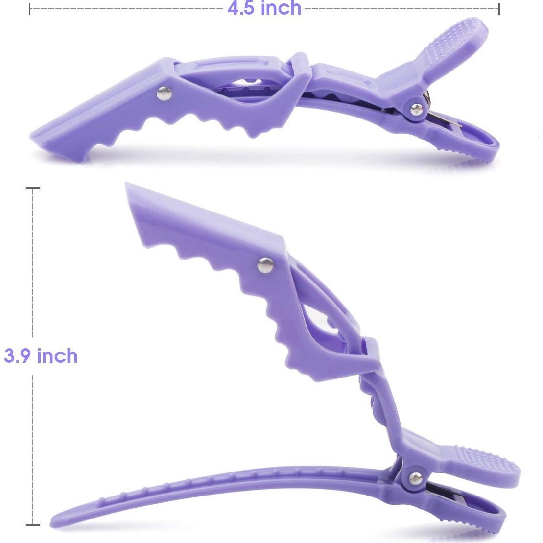 Pinzas de Pelo Cocodrilo SINNKY Color Caramelo 10 Piezas 15 cm