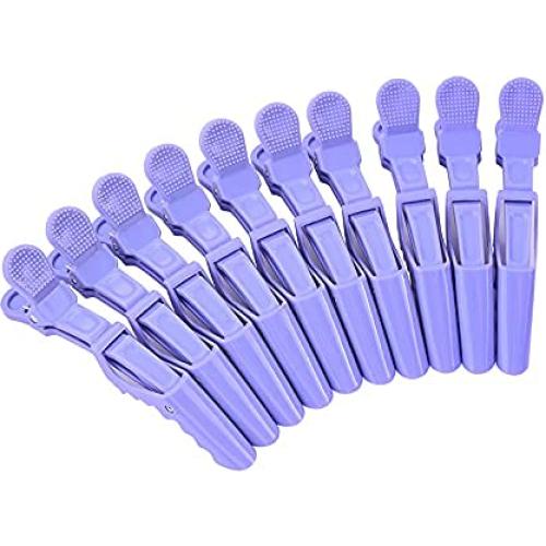 Pinzas de Pelo Cocodrilo SINNKY Color Caramelo 10 Piezas 15 cm