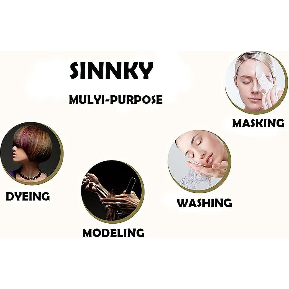 Pinzas de Pelo Cocodrilo SINNKY Color Caramelo 10 Piezas 15 cm