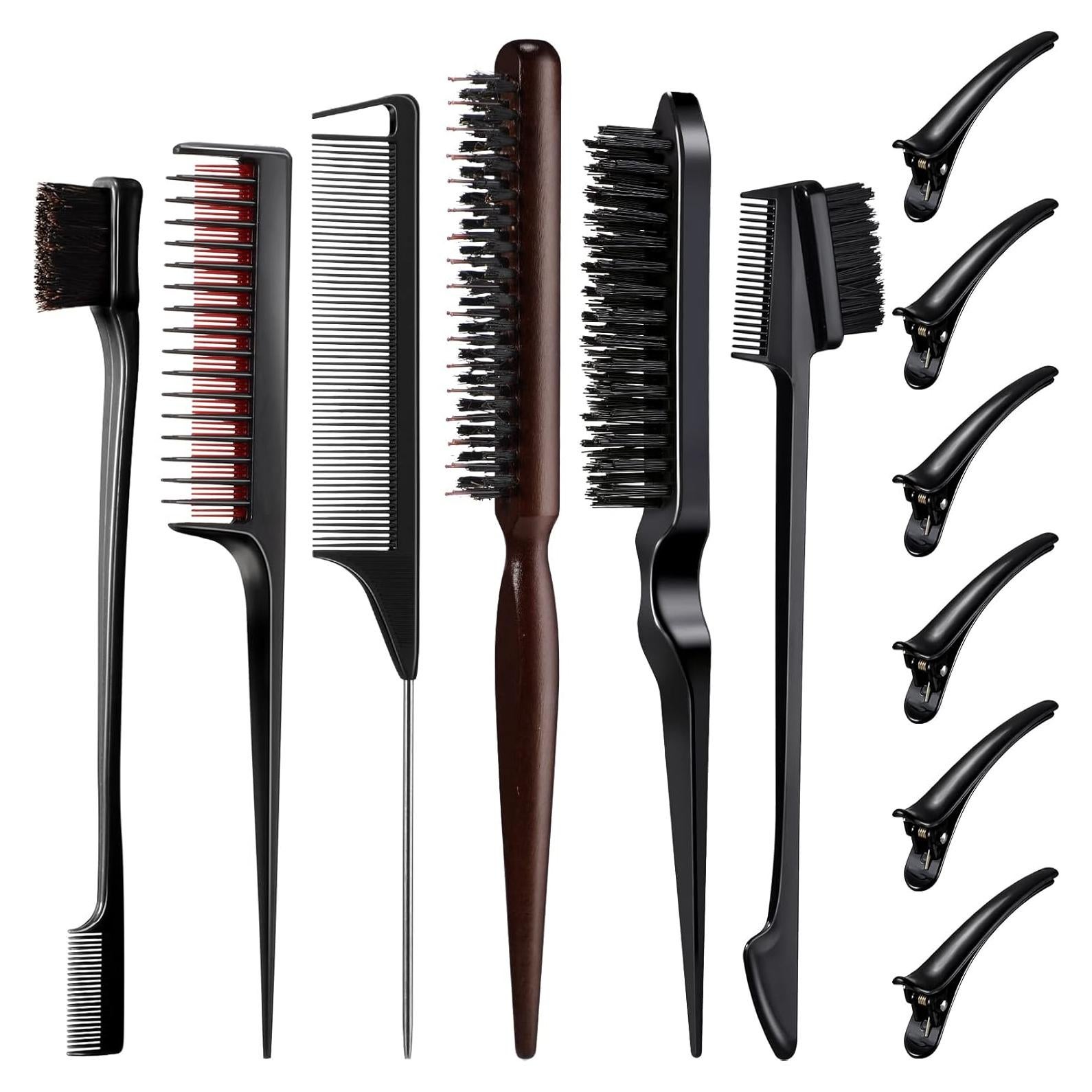 Conjunto de Cepillos y Peines para Cabello Cunhill - 12 Piezas