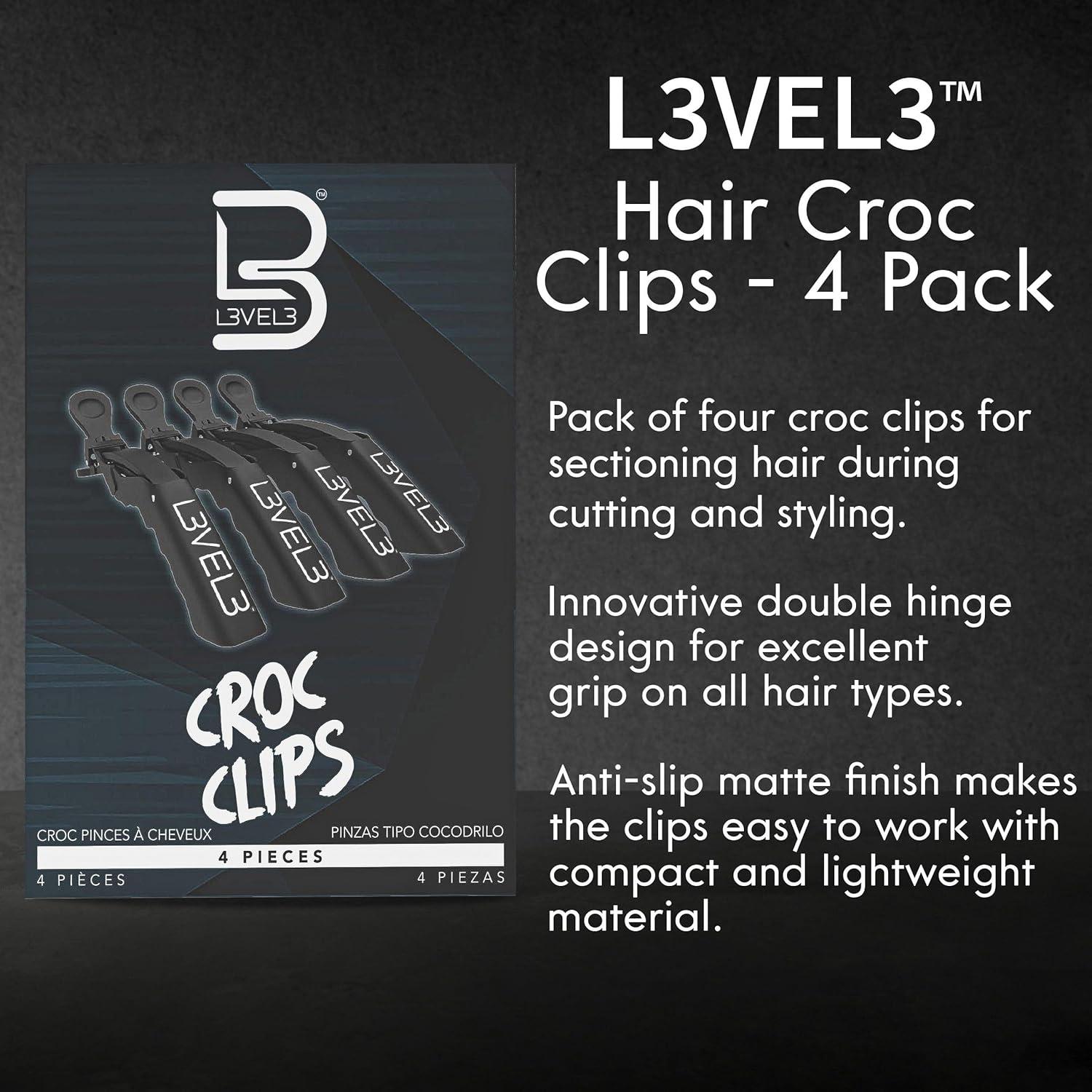 Set de 4 Clips para el Cabello Croc Nivel 3 - LV3
