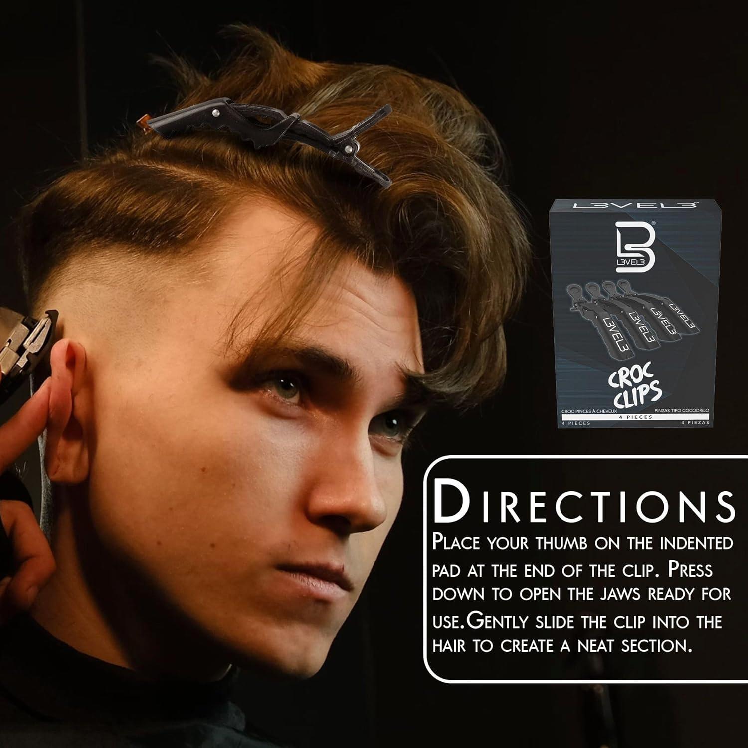 Set de 4 Clips para el Cabello Croc Nivel 3 - LV3