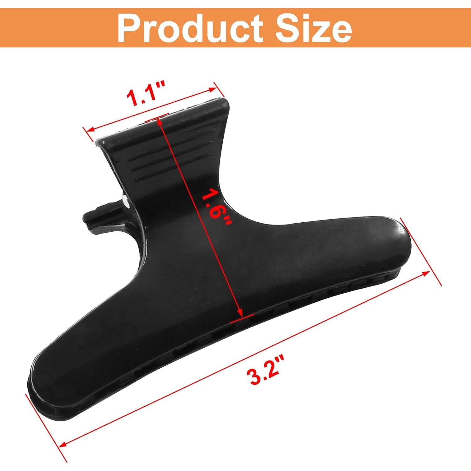 Paquete de 24 Clips de Cabello Coufce - Negro y Blanco