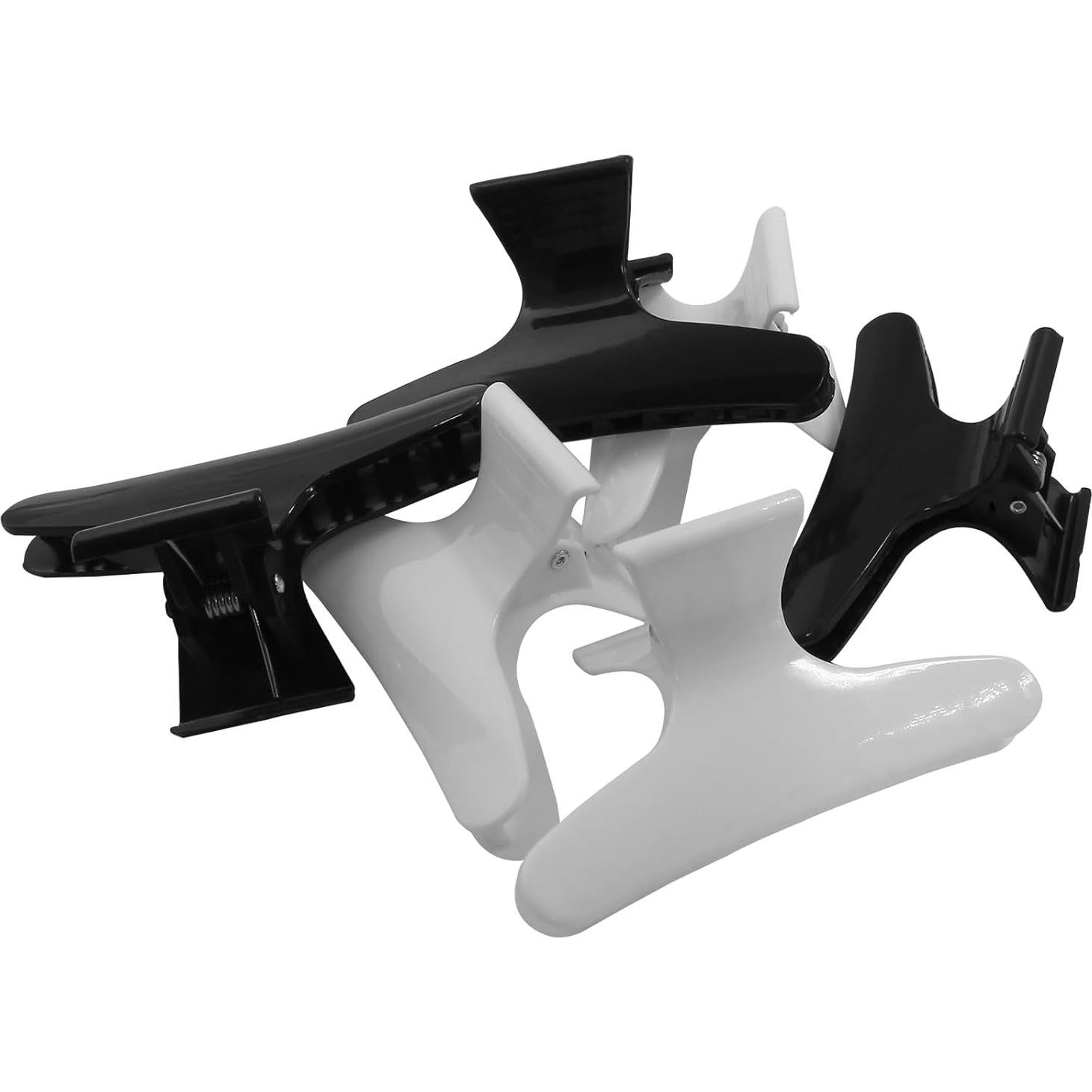 Paquete de 24 Clips de Cabello Coufce - Negro y Blanco