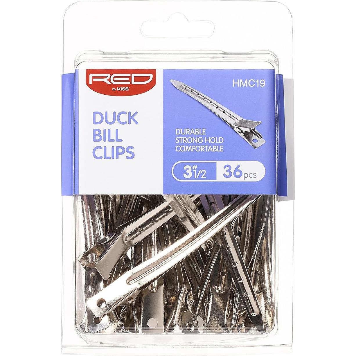 Clips de Pelo RED by Kiss 36pcs 8.89 cm Metal Duraderos