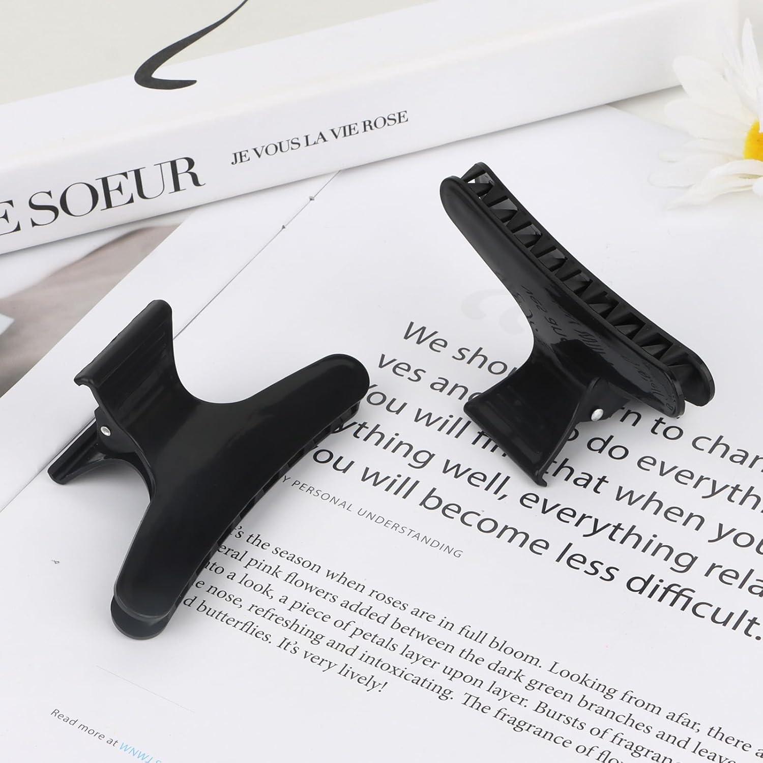 Pinzas para el cabello CIEHER 24 Pack negras 8.26 cm