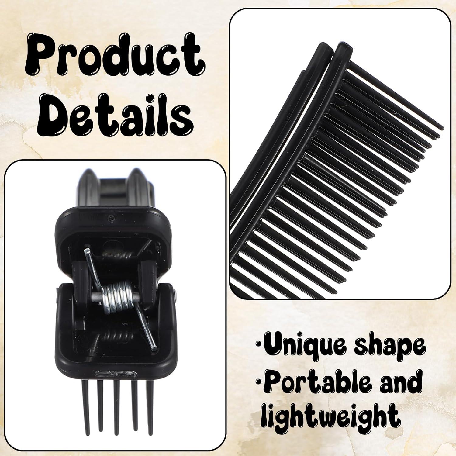 4 Clips de Agarre para Seccionar Cabello WJIAAA Antideslizantes