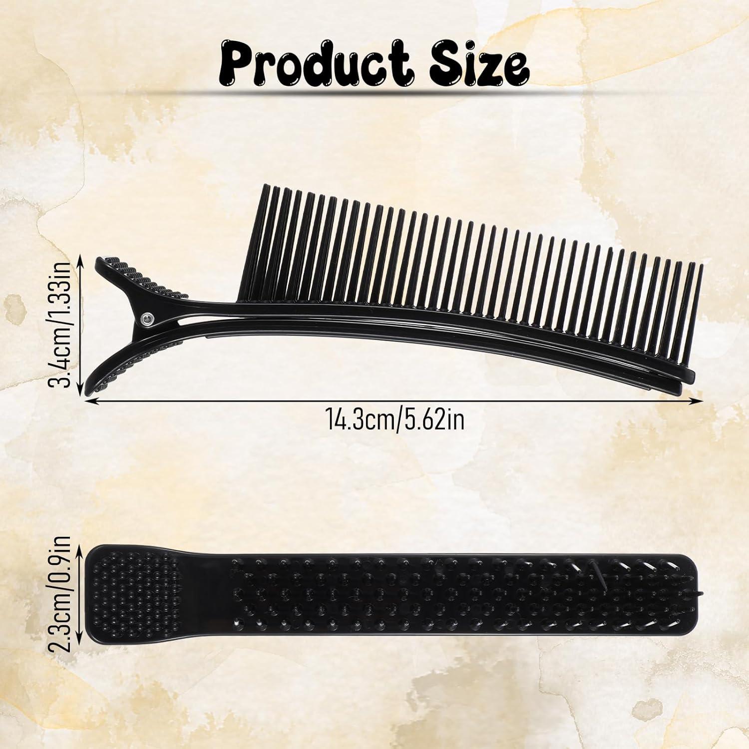 4 Clips de Agarre para Seccionar Cabello WJIAAA Antideslizantes