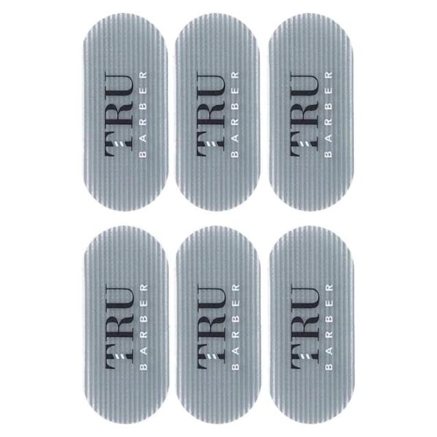 Sujetadores de Cabello TRU BARBER 6 PCS Antideslizantes Gris