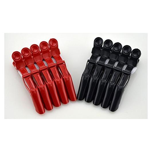 10 Clips de Cocodrilo Antideslizantes Adecco para Cabello