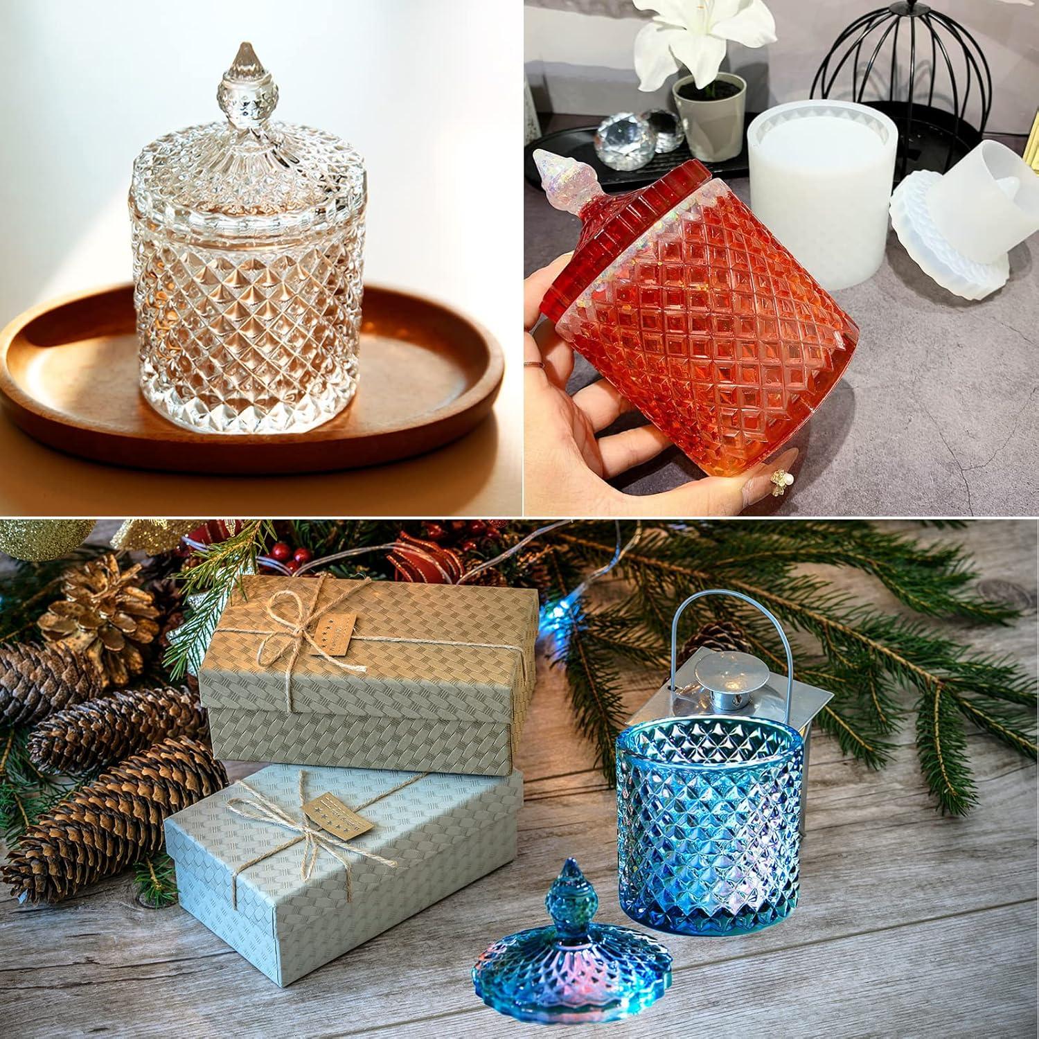 Molde de Resina Wehous 3D para Tarro con Tapa 8.9 cm