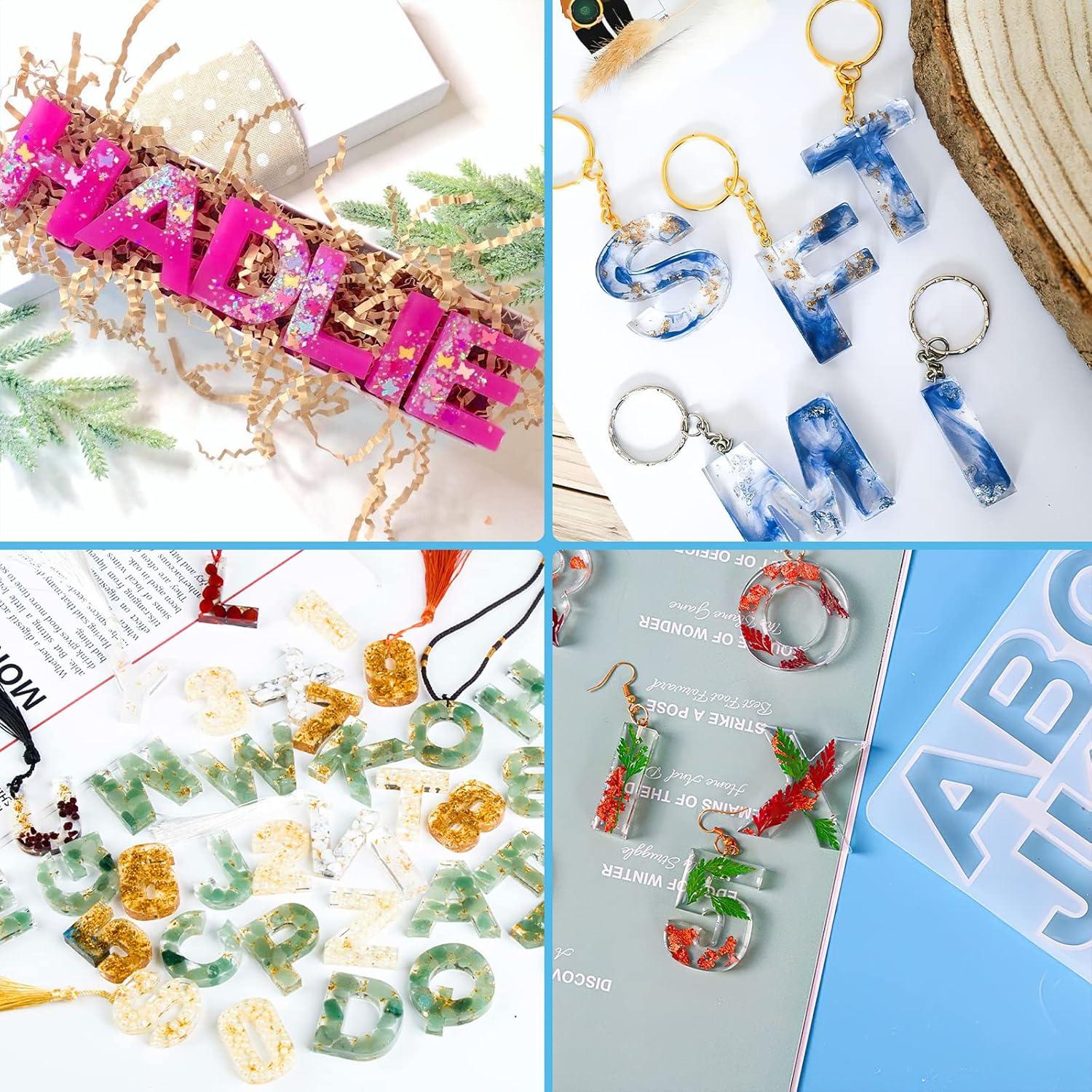 Molde de Silicona para Joyería YITIAOXIAOYU Alfabeto 26 Letras