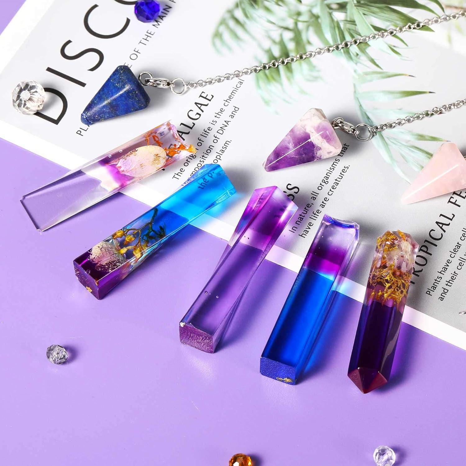 Juego de 10 Moldes de Silicona para Joyería Patelai