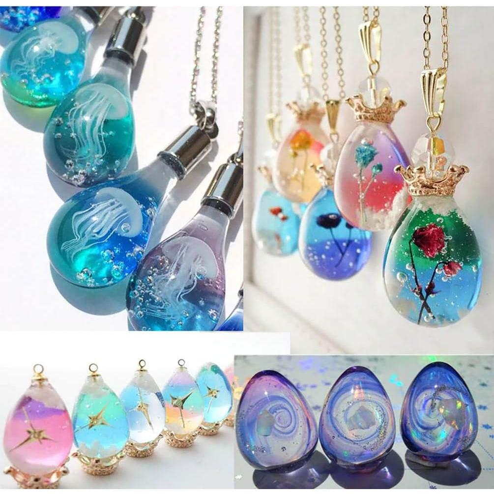 Moldes de Silicona Liscra para Joyas en Forma de Huevo 1.5-2.5 cm