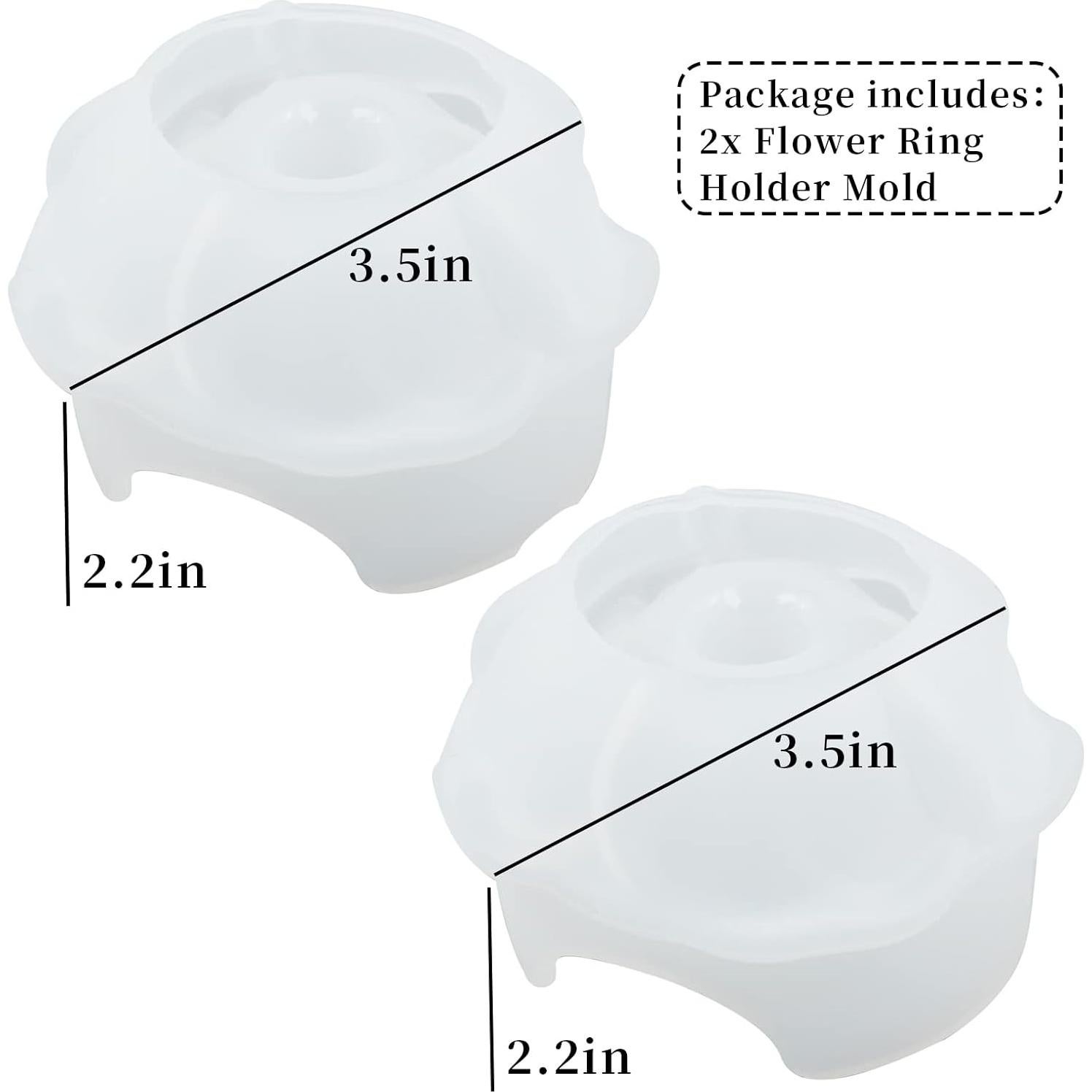 Molde de Silicona para Anillos Japleed - 2 Piezas 3D