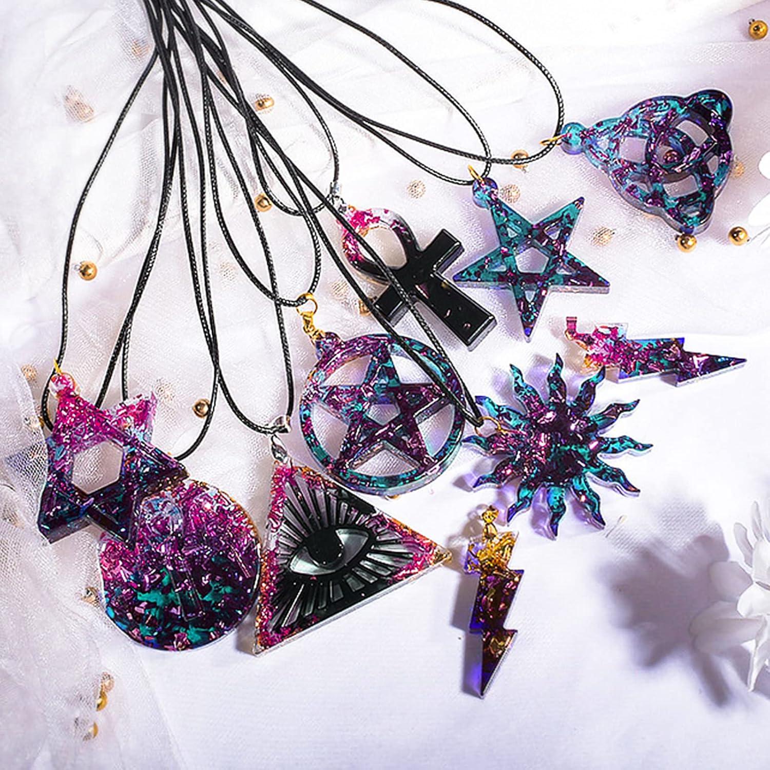 Molde de Resina de Silicona Wehous para Pendientes Estrella