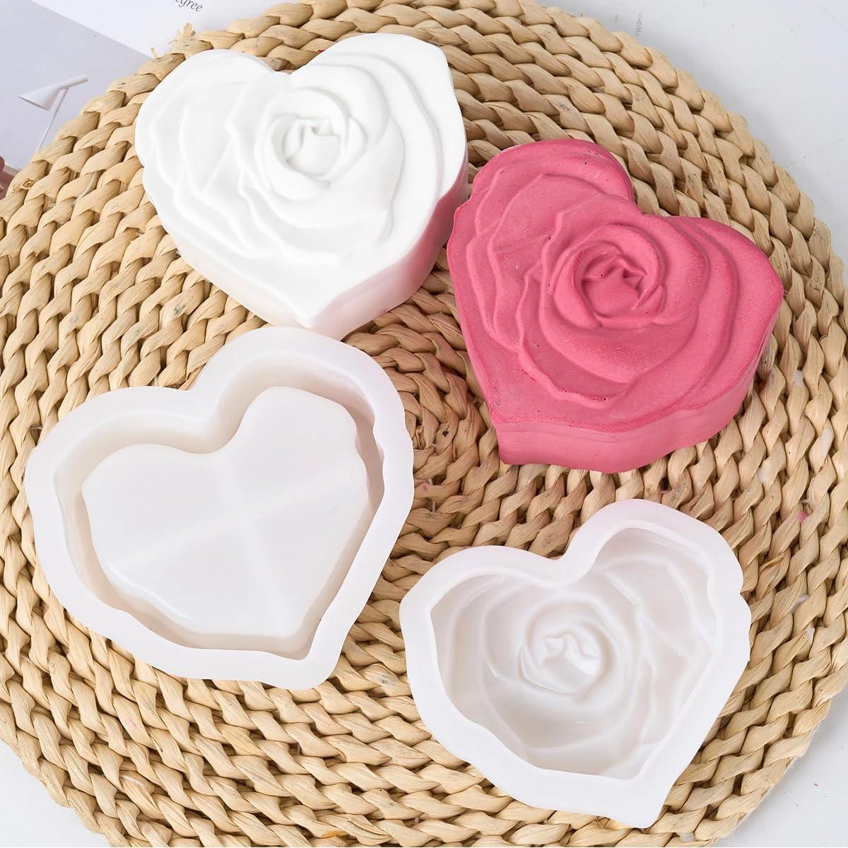 Molde de Silicona Corazón con Tapa AddLotLot 11.29x10.39cm