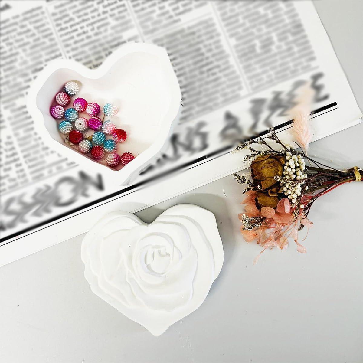 Molde de Silicona Corazón con Tapa AddLotLot 11.29x10.39cm