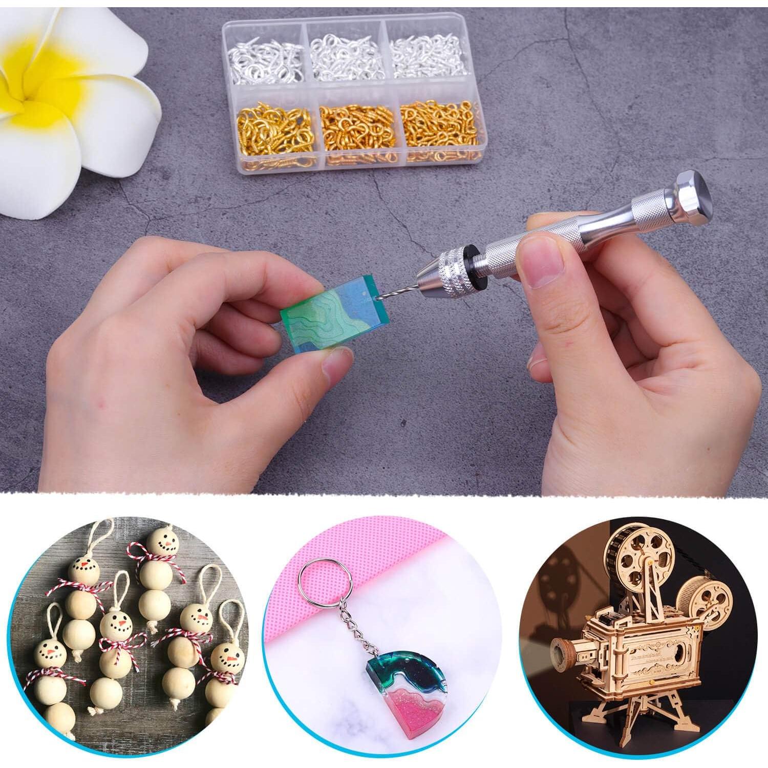 Taladro Manual Shynek con Pin Vise y 10 Brocas para Joyería