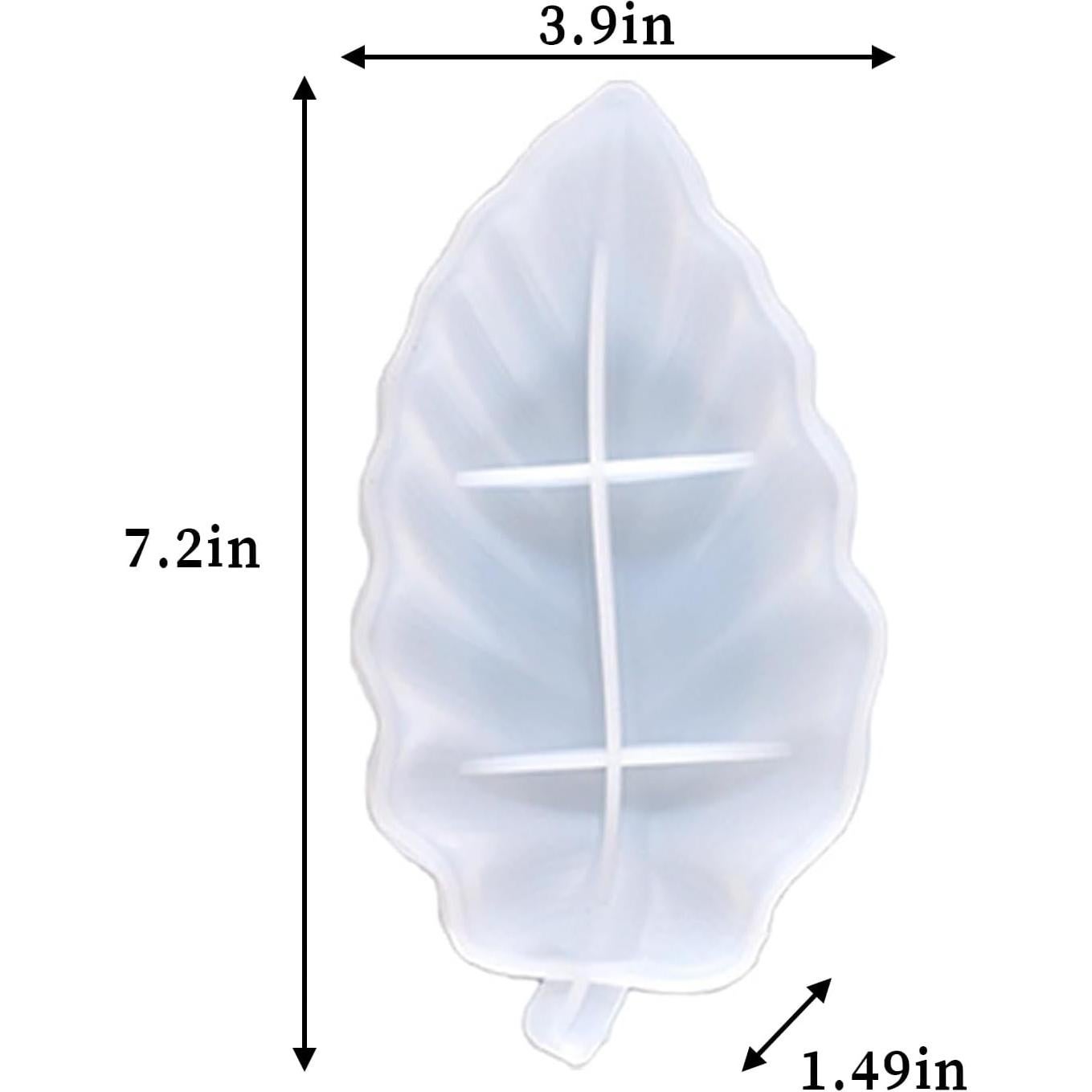 Molde de Silicona Wehous Hoja para Resina 17.8x14x1.8cm