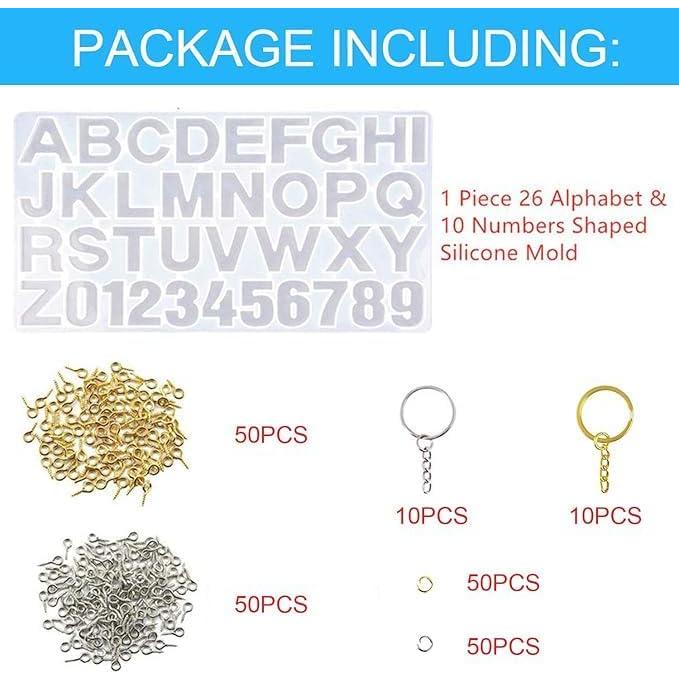 Kit de Moldes de Silicona Anlan-angel para Resina 221 Piezas