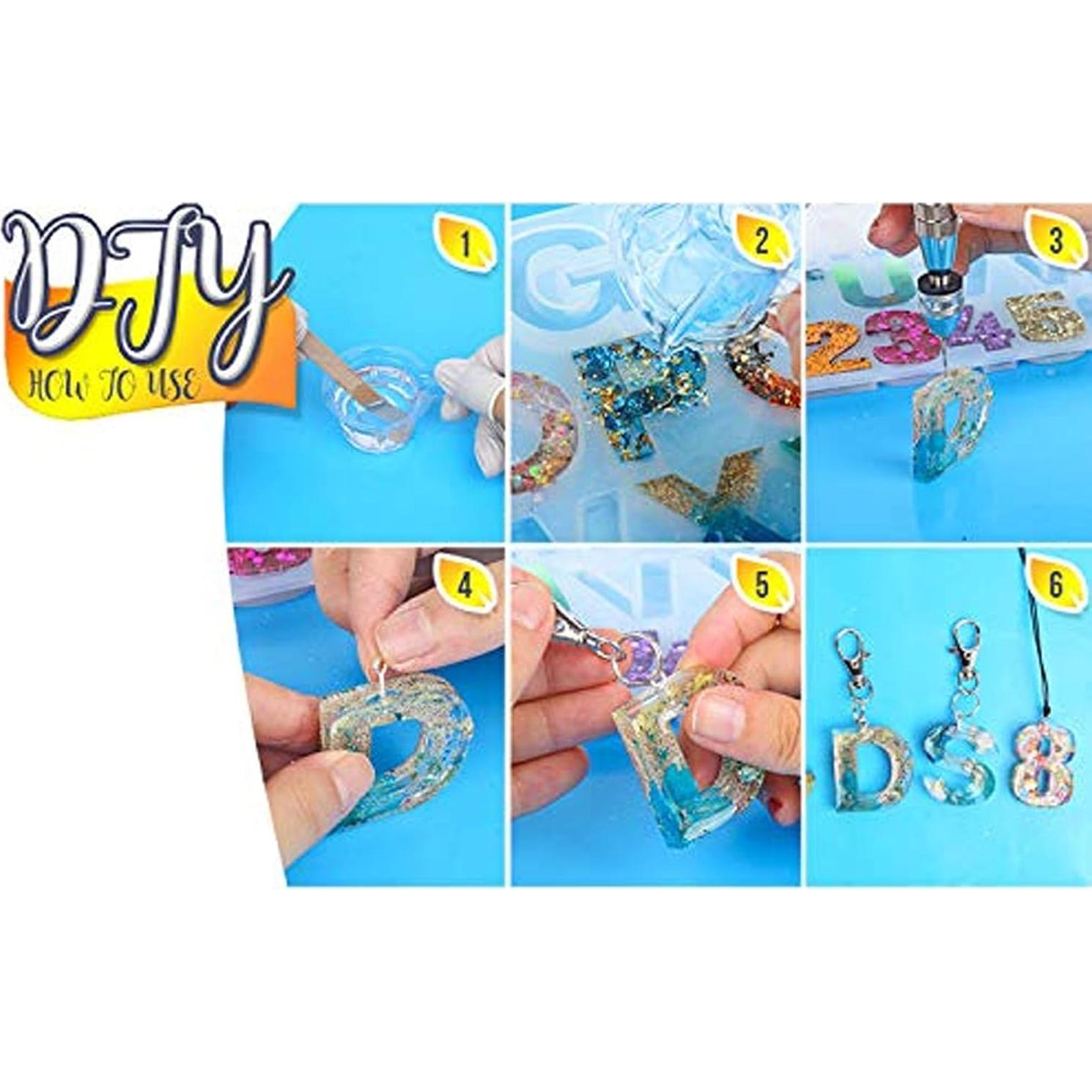 Kit de Moldes de Silicona Anlan-angel para Resina 221 Piezas