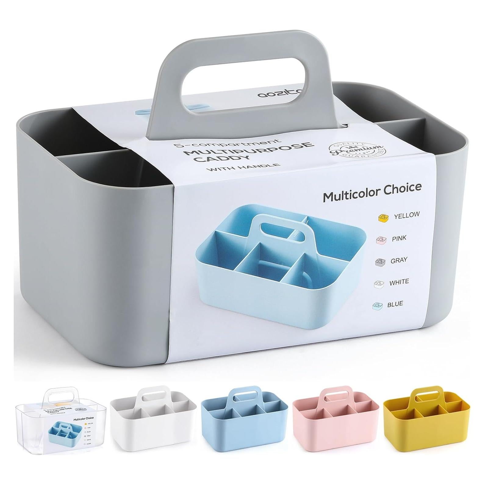 Organizador Caddy Multiusos AOZITA Gris 24.8x15.5x17 cm