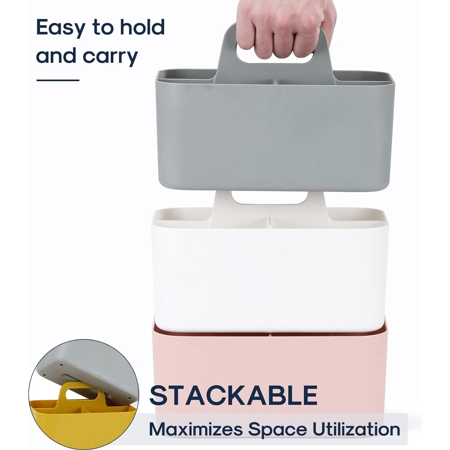 Organizador Caddy Multiusos AOZITA Gris 24.8x15.5x17 cm