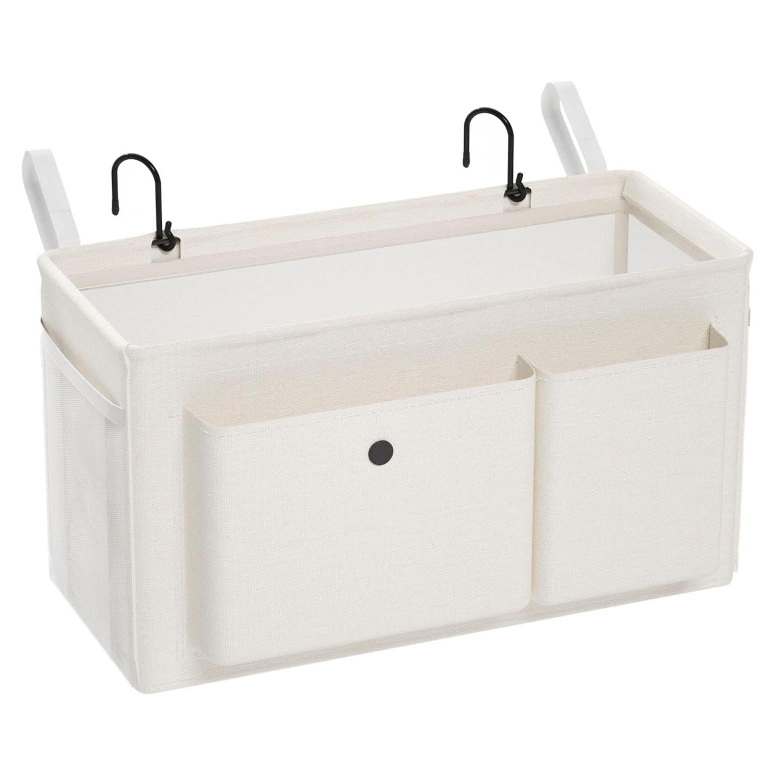 Organizador Lateral para Cama Edudif Blanco - Caddy Colgante 37.5x20cm